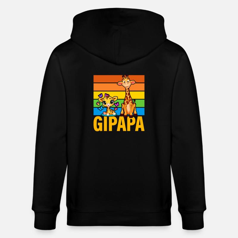 Gipapa - Veste à capuche bio CULTIVATOR Stanley/Stella Unisexe - noir