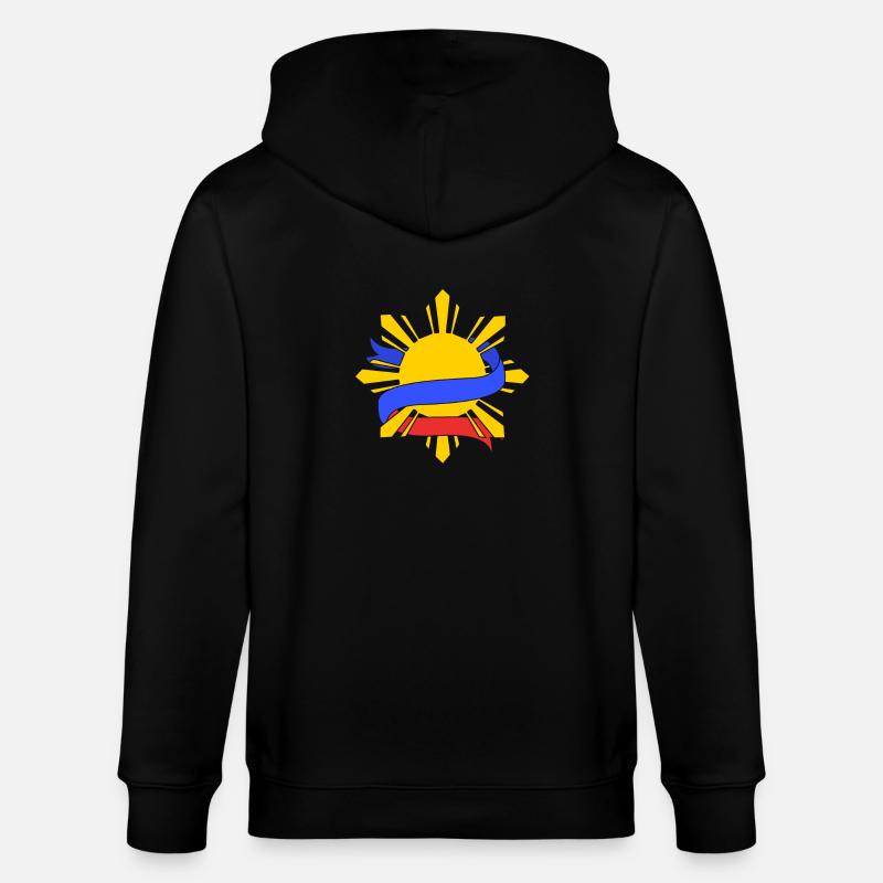 Philippinisch Philippinen - Stanley/Stella Unisex Bio-Kapuzenjacke CULTIVATOR  - Schwarz