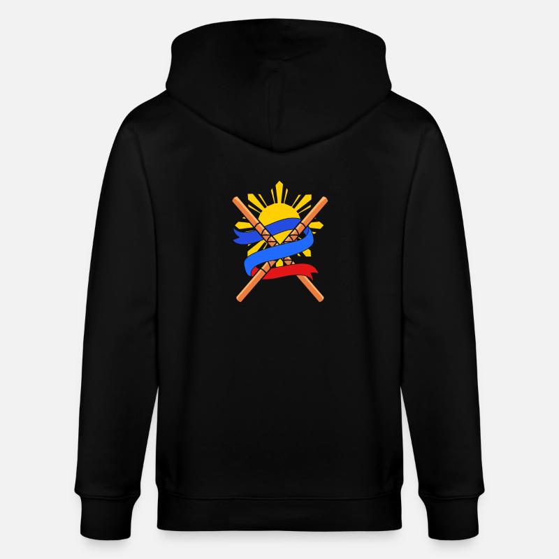 Philippinisch Philippinen - Stanley/Stella Unisex Bio-Kapuzenjacke CULTIVATOR  - Schwarz