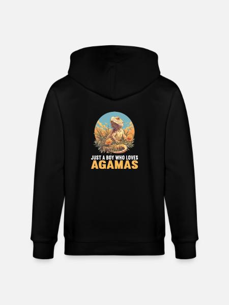 Agamen Agame - Stanley/Stella CULTIVATOR  Unisex Organic Hooded Jacket - black