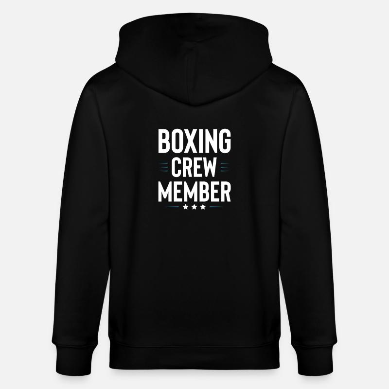 Équipe de boxe - Veste à capuche bio CULTIVATOR Stanley/Stella Unisexe - noir