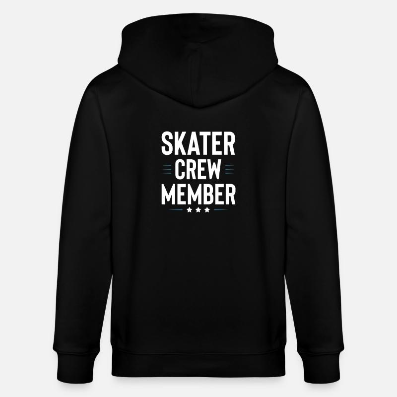 Équipe de patineurs - Veste à capuche bio CULTIVATOR Stanley/Stella Unisexe - noir
