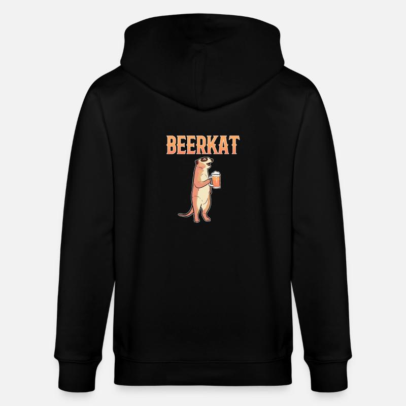 Suricate - Veste à capuche bio CULTIVATOR Stanley/Stella Unisexe - noir