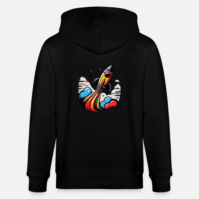 FUSÉE - Veste à capuche bio CULTIVATOR Stanley/Stella Unisexe - noir