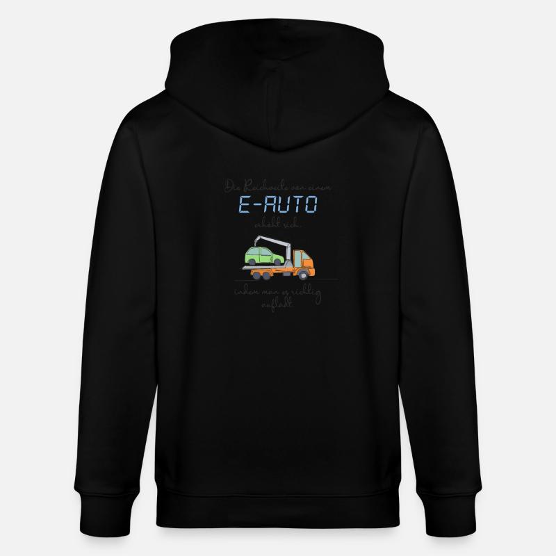 Anti E-Auto - Stanley/Stella Unisex Bio-Kapuzenjacke CULTIVATOR  - Schwarz