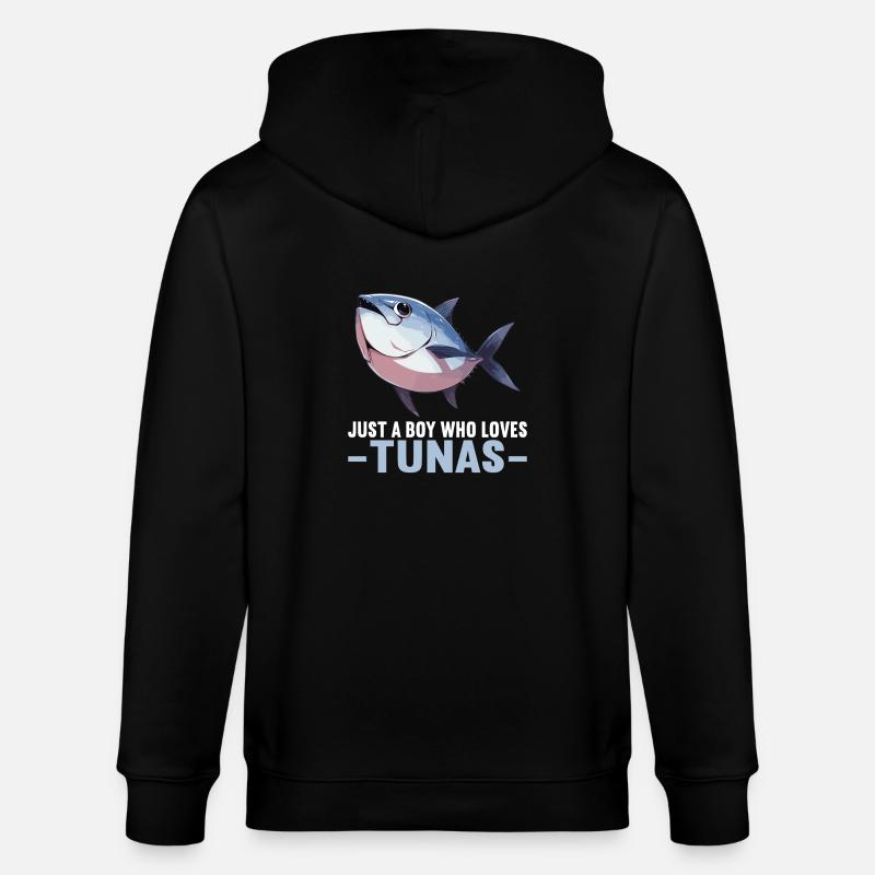 Thon Thunfische Thunfisch - Veste à capuche bio CULTIVATOR Stanley/Stella Unisexe - noir