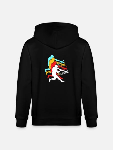 Baseball - Stanley/Stella Unisex Bio-Kapuzenjacke CULTIVATOR - Schwarz