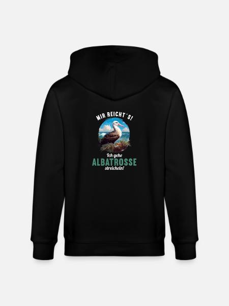 Albatross Albatrosse Albatros - Stanley/Stella CULTIVATOR Unisex Organic Hooded Jacket - black