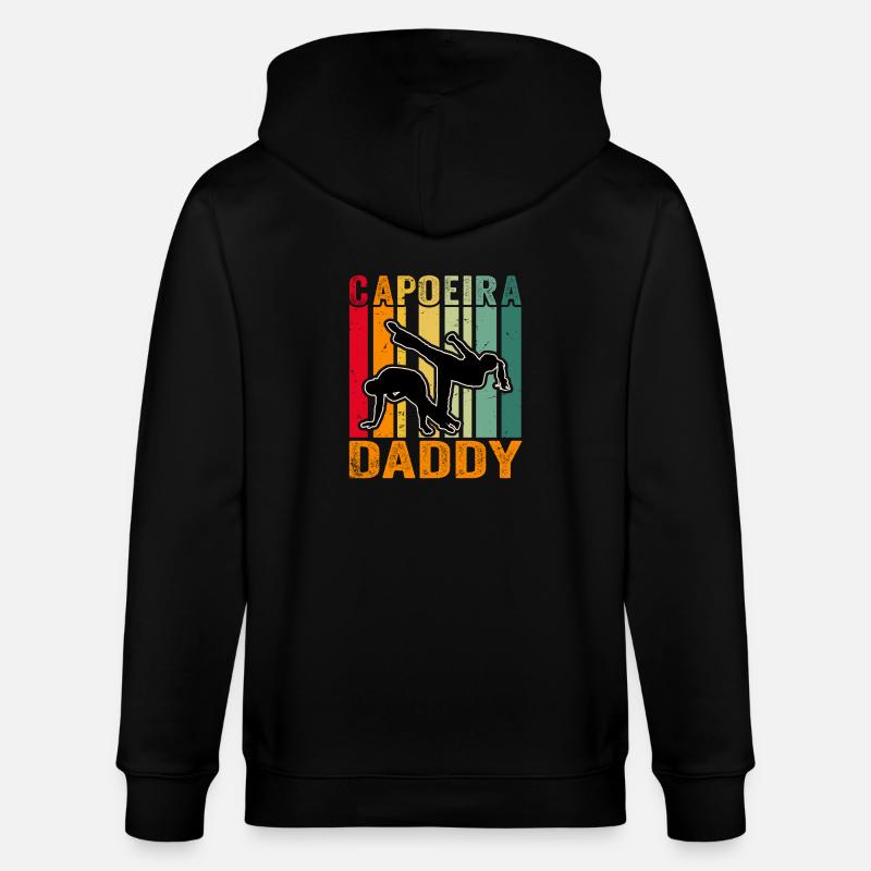 Capoeira Daddy - Veste à capuche bio CULTIVATOR Stanley/Stella Unisexe - noir