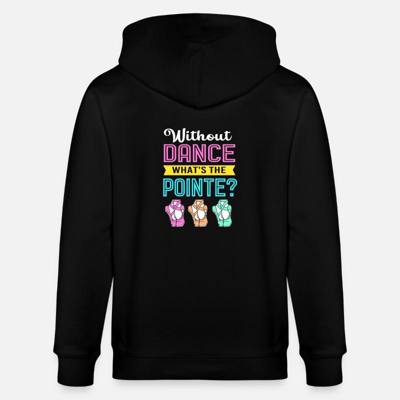 Danseuse de ballet - Veste à capuche bio CULTIVATOR Stanley/Stella Unisexe - noir