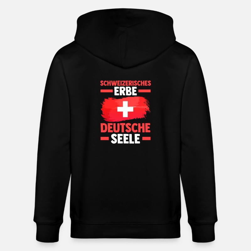 Suisse suisse - Veste à capuche bio CULTIVATOR Stanley/Stella Unisexe - noir