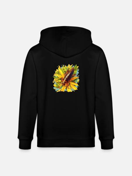 Cockroach cockroaches cockroach - Stanley/Stella CULTIVATOR Unisex Organic Hooded Jacket - black