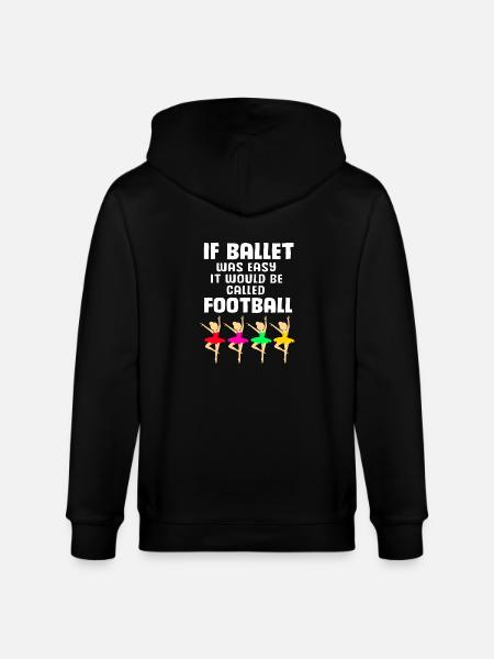 Ballet Ballet Dancer - Stanley/Stella CULTIVATOR  Unisex Organic Hooded Jacket - black