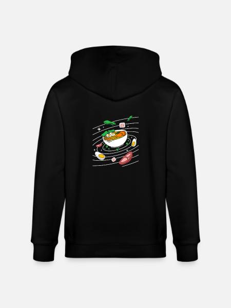 Universe Solar System - Stanley/Stella CULTIVATOR Unisex Organic Hooded Jacket - black