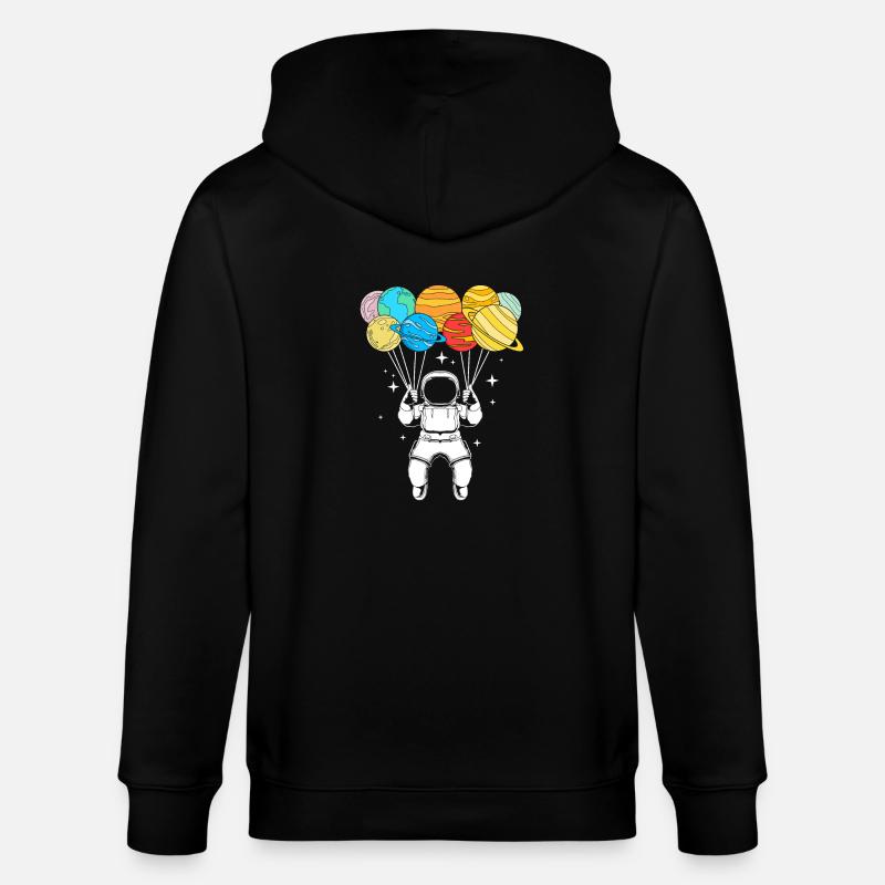Univers Système Solaire - Veste à capuche bio CULTIVATOR Stanley/Stella Unisexe - noir