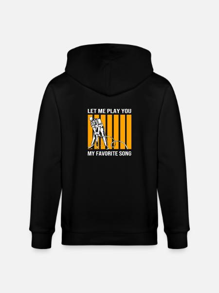 Construction worker construction site - Stanley/Stella CULTIVATOR Unisex Organic Hooded Jacket - black