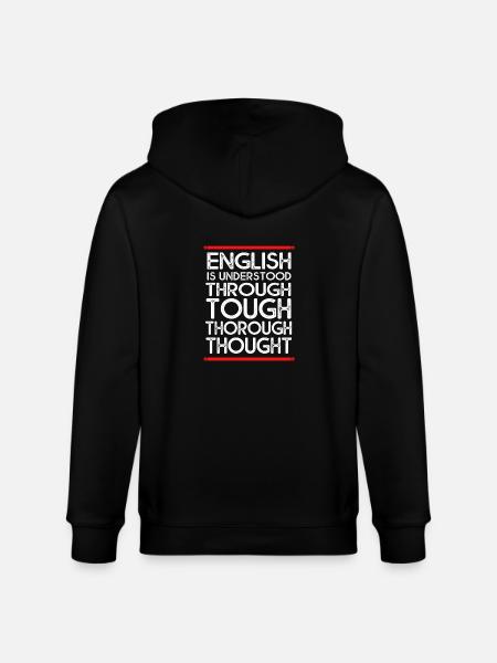 Professeur d’anglais Professeur d’anglais - Veste à capuche bio CULTIVATOR Stanley/Stella Unisexe - noir