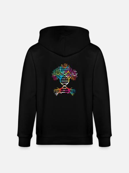 Family tree genealogy - Stanley/Stella CULTIVATOR  Unisex Organic Hooded Jacket - black