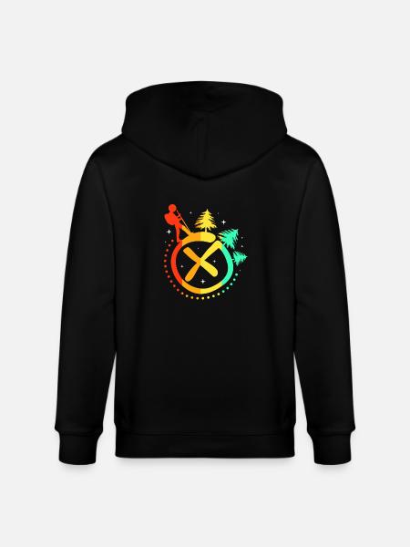 Geocaching Geocache Geocacher - Stanley/Stella CULTIVATOR  Unisex Organic Hooded Jacket - black