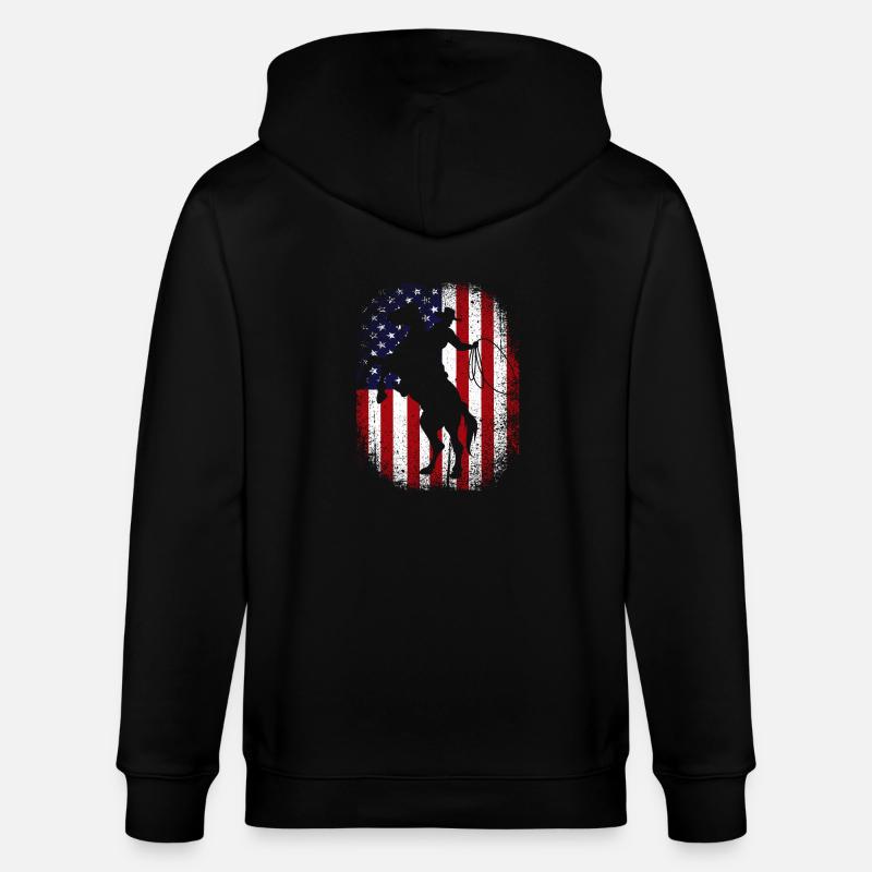 Rodéo - Veste à capuche bio CULTIVATOR Stanley/Stella Unisexe - noir