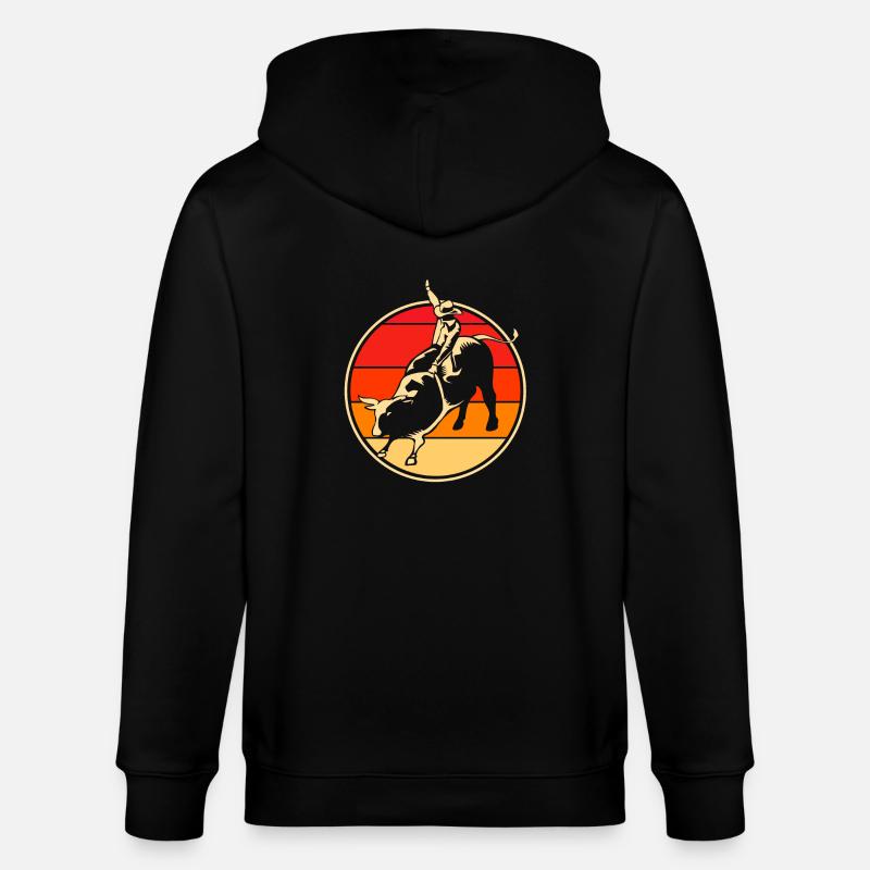 Rodeo - Stanley/Stella Unisex Bio-Kapuzenjacke CULTIVATOR  - Schwarz