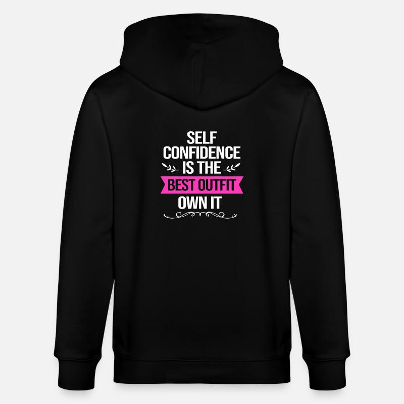 Body Positivity - Stanley/Stella Unisex Bio-Kapuzenjacke CULTIVATOR  - Schwarz