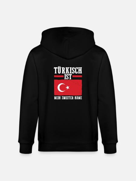 Turks Turkish Turkey - Stanley/Stella CULTIVATOR  Unisex Organic Hooded Jacket - black