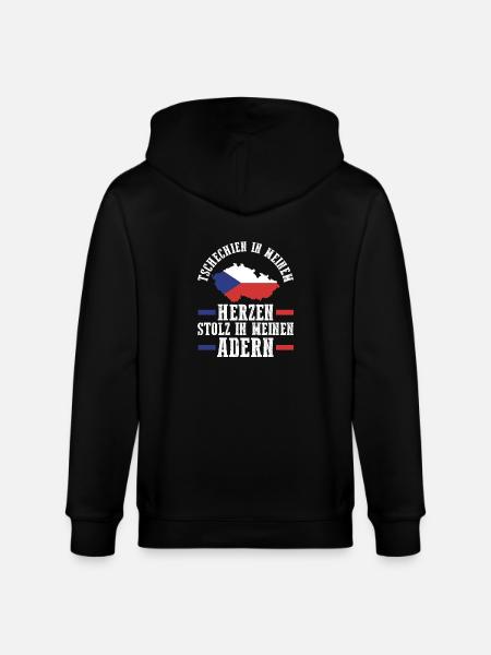 Tchèques République tchèque - Veste à capuche bio CULTIVATOR Stanley/Stella Unisexe - noir
