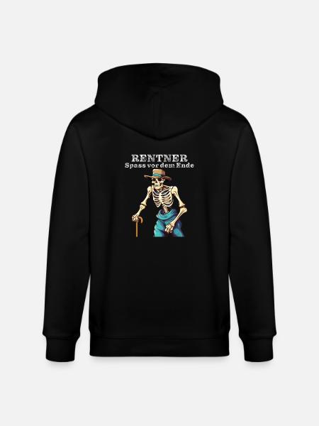PENSIONISTER Sjov før slutningen - Stanley/Stella økologisk unisex-hættejakke CULTIVATOR  - sort