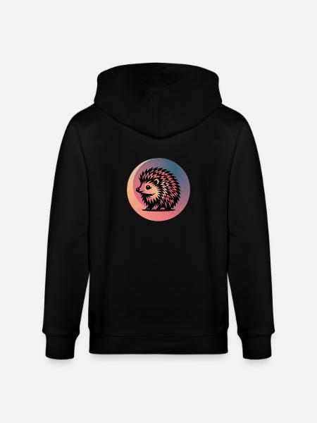 Igel - Stanley/Stella Unisex Bio-Kapuzenjacke CULTIVATOR - Schwarz