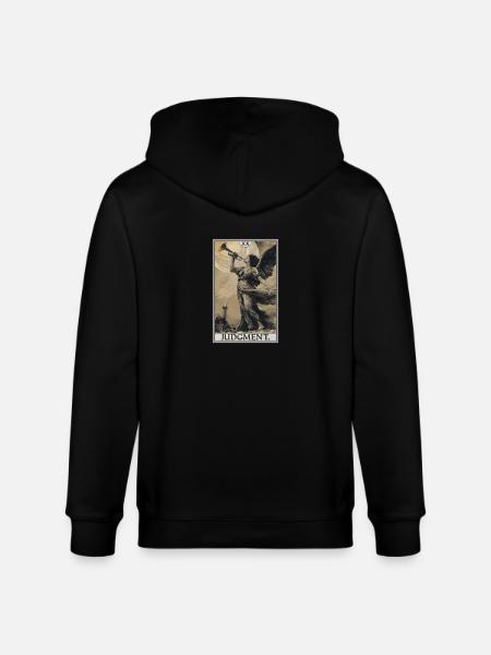 Tarotkarten Tarotkarte 20 Judgment Gericht - Stanley/Stella Unisex Bio-Kapuzenjacke CULTIVATOR - Schwarz