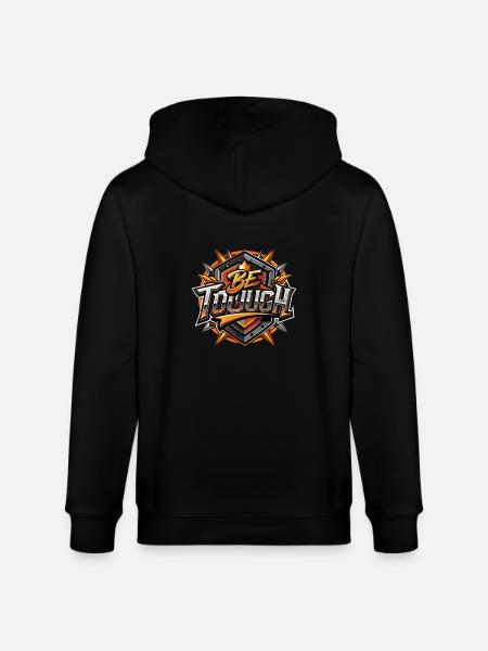 BE TOUGH - Stanley/Stella CULTIVATOR  Unisex Organic Hooded Jacket - black