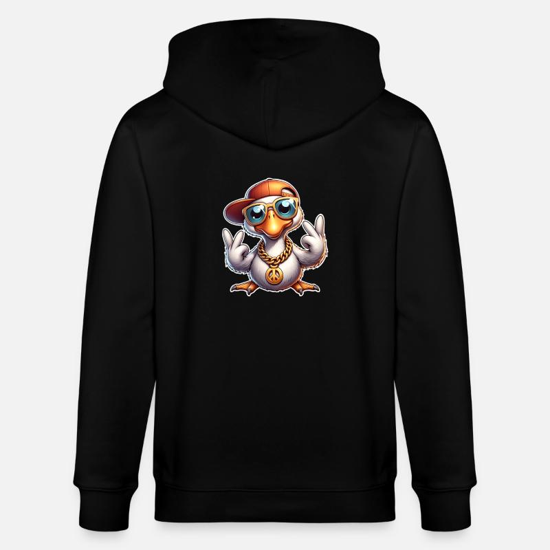 Dodo Cool Peace - Veste à capuche bio CULTIVATOR Stanley/Stella Unisexe - noir