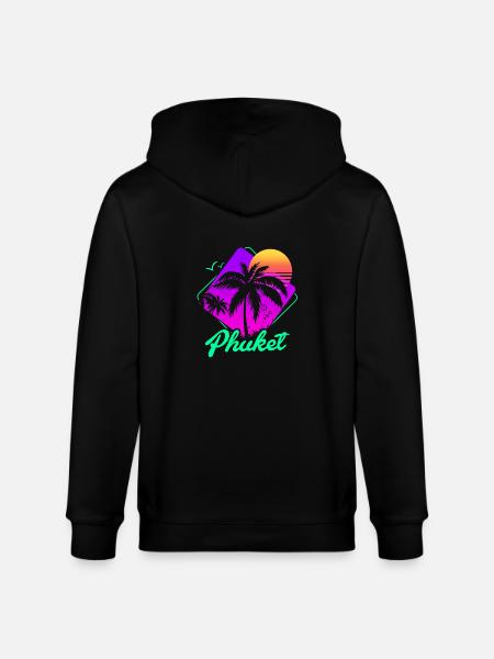 Thailand Thai Language Phuket - Stanley/Stella CULTIVATOR Unisex Organic Hooded Jacket - black