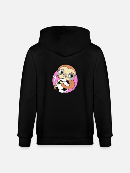 Sloth - Stanley/Stella CULTIVATOR Unisex Organic Hooded Jacket - black