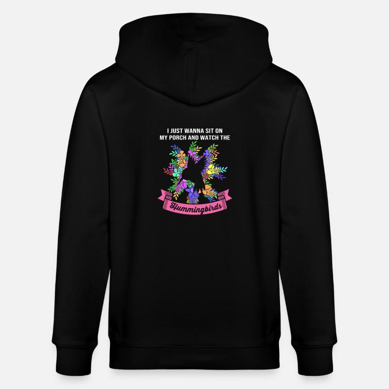 Colibri - Veste à capuche bio CULTIVATOR Stanley/Stella Unisexe - noir