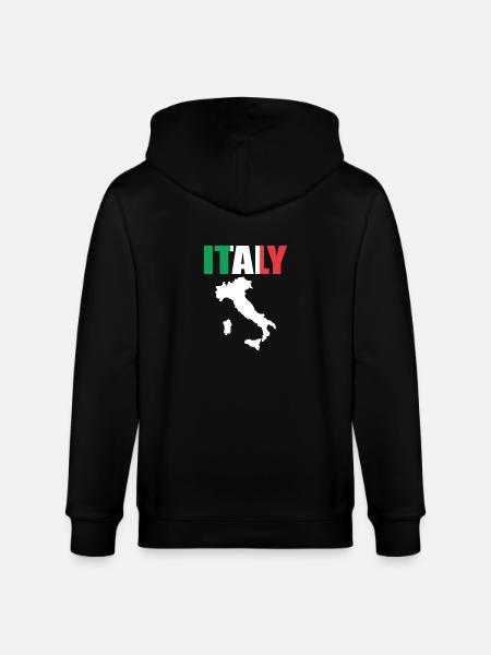 Italy - Stanley/Stella CULTIVATOR  Unisex Organic Hooded Jacket - black
