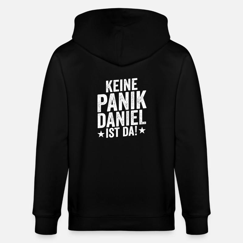 Vorname Daniel - Stanley/Stella Unisex Bio-Kapuzenjacke CULTIVATOR - Schwarz