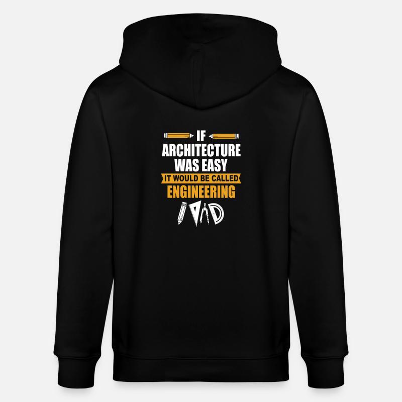 Architecte - Veste à capuche bio CULTIVATOR Stanley/Stella Unisexe - noir