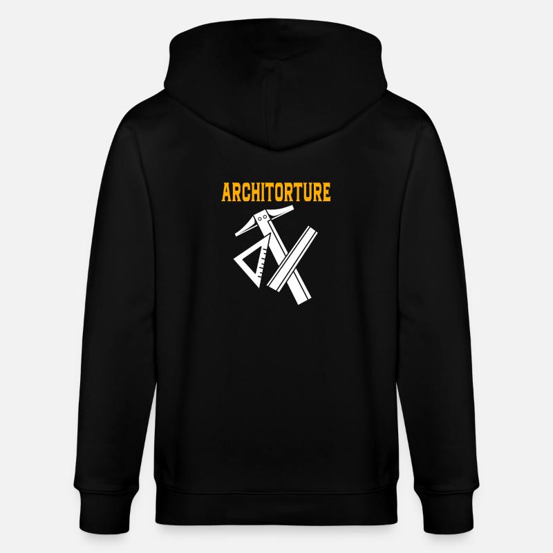 architecture - Veste à capuche bio CULTIVATOR Stanley/Stella Unisexe - noir