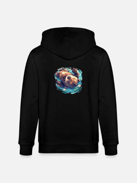 Beaver Biber - Veste à capuche bio CULTIVATOR Stanley/Stella Unisexe - noir