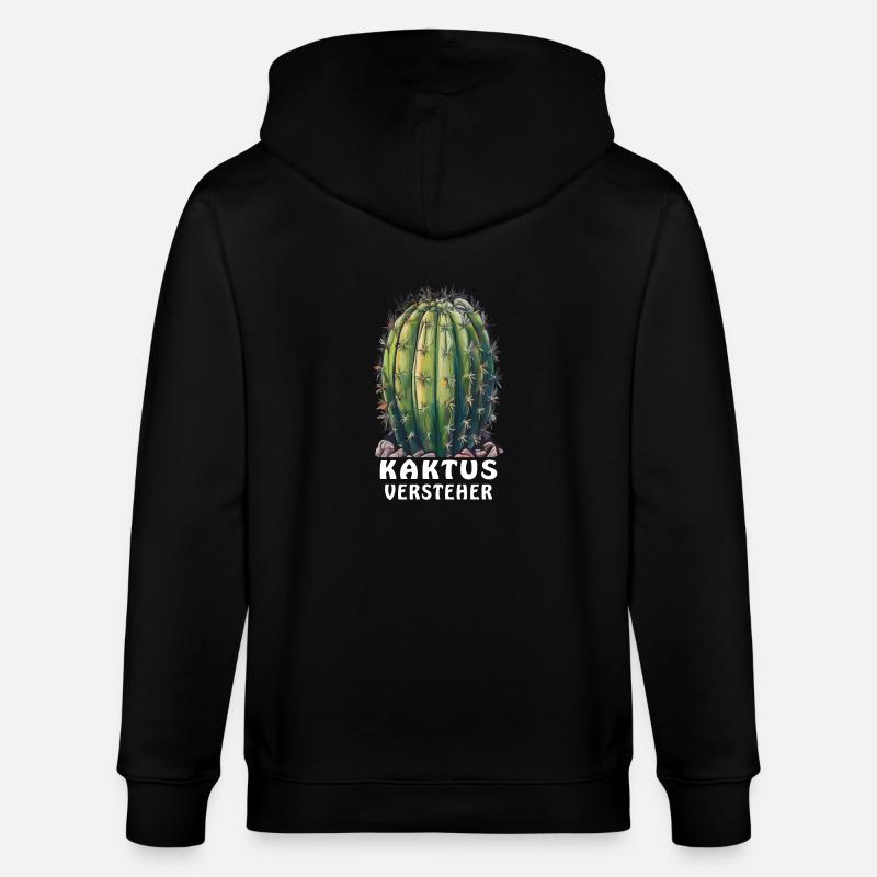 COMPRÉHENSEUR DE CACTUS - Veste à capuche bio CULTIVATOR Stanley/Stella Unisexe - noir