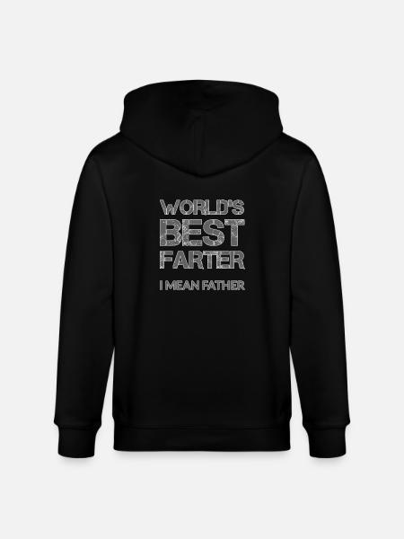 LE MEILLEUR AU MONDE FARTHER I MEAN FATHER – Bester Pupser - Veste à capuche bio CULTIVATOR Stanley/Stella Unisexe - noir