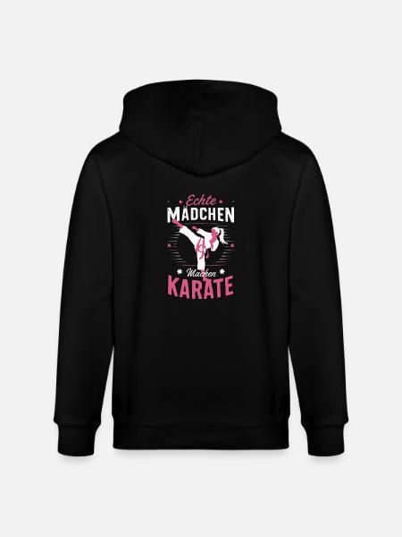 Karate Martial Arts Fighter Karate - Stanley/Stella CULTIVATOR  Unisex Organic Hooded Jacket - black