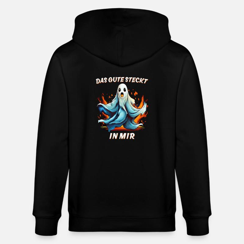 LE BIEN EST EN MOI - Veste à capuche bio CULTIVATOR Stanley/Stella Unisexe - noir