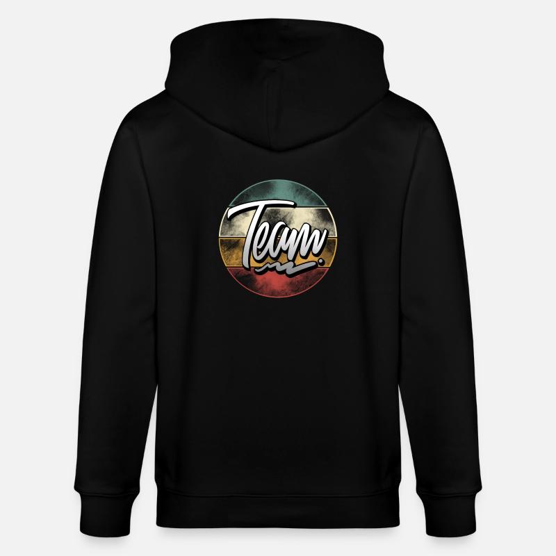 Team - Stanley/Stella Unisex Bio-Kapuzenjacke CULTIVATOR  - Schwarz