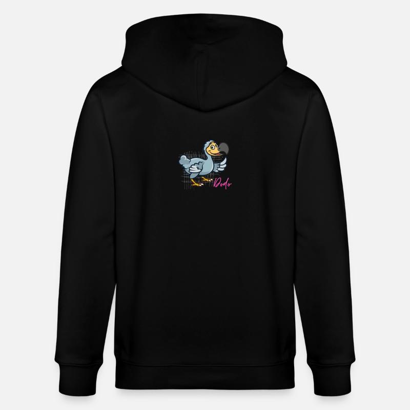 Dodo amical - Veste à capuche bio CULTIVATOR Stanley/Stella Unisexe - noir