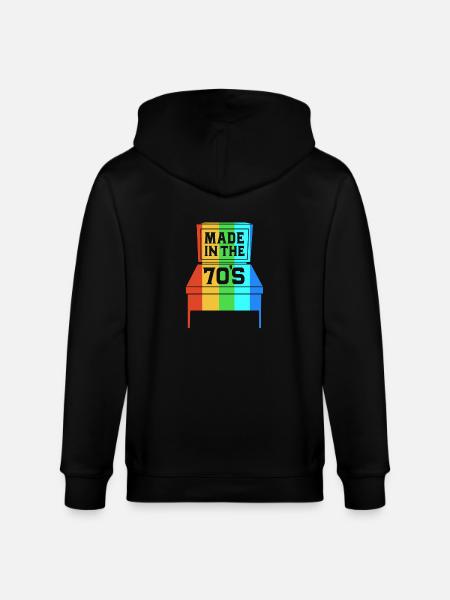Flipper Pinball - Stanley/Stella CULTIVATOR Unisex Organic Hooded Jacket - black