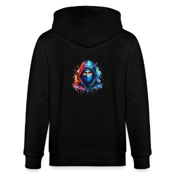 Ninja - Veste à capuche bio CULTIVATOR Stanley/Stella Unisexe - noir - Dos - Anna (173cm)