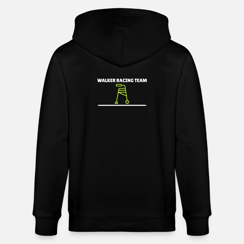 Walker Racing Team - Déambulateur drôle - Veste à capuche bio CULTIVATOR Stanley/Stella Unisexe - noir